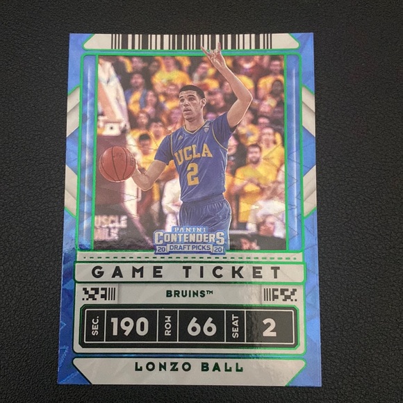 Lonzo Ball - 2020 panini contenders draft picks #46 - Picture 1 of 3